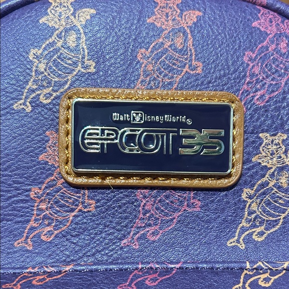 Epcot 35 Figment Loungefly like Mini Backpack - Picture 2 of 7